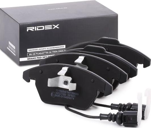 RIDEX 402B1336 - Set placute frana,frana disc aaoparts.ro