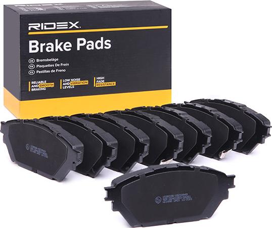 RIDEX 402B1375 - Set placute frana,frana disc aaoparts.ro