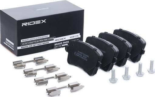 RIDEX 402B1376 - Set placute frana,frana disc aaoparts.ro
