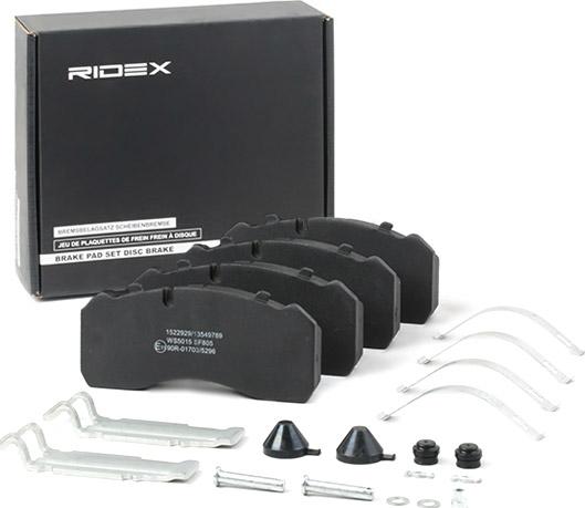 RIDEX 402B1205 - Set placute frana,frana disc aaoparts.ro