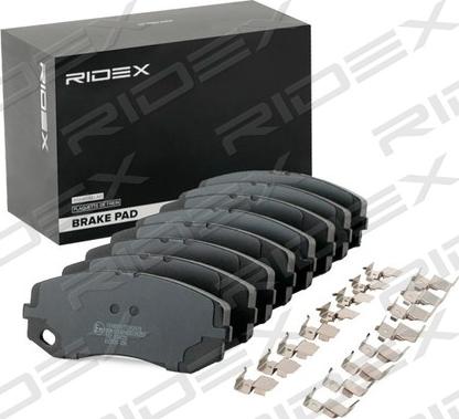 RIDEX 402B1239 - Set placute frana,frana disc aaoparts.ro