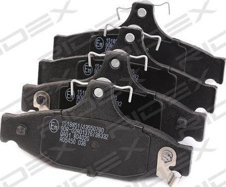 RIDEX 402B1226 - Set placute frana,frana disc aaoparts.ro