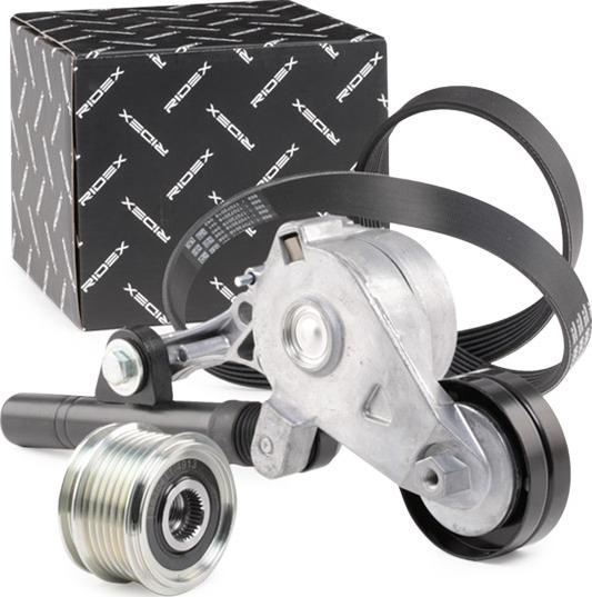 RIDEX 542R0494 - Set curea transmisie cu caneluri aaoparts.ro