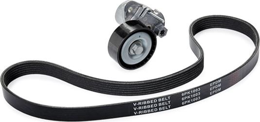 RIDEX 542R0463 - Set curea transmisie cu caneluri aaoparts.ro