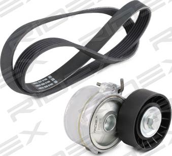 RIDEX 542R0025 - Set curea transmisie cu caneluri aaoparts.ro