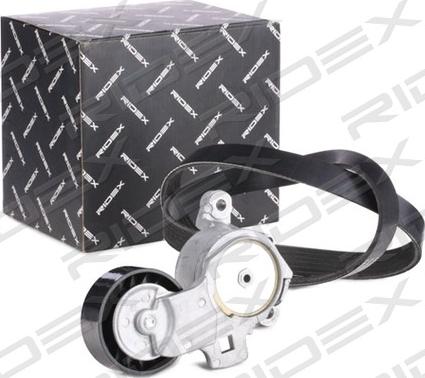 RIDEX 542R0148 - Set curea transmisie cu caneluri aaoparts.ro