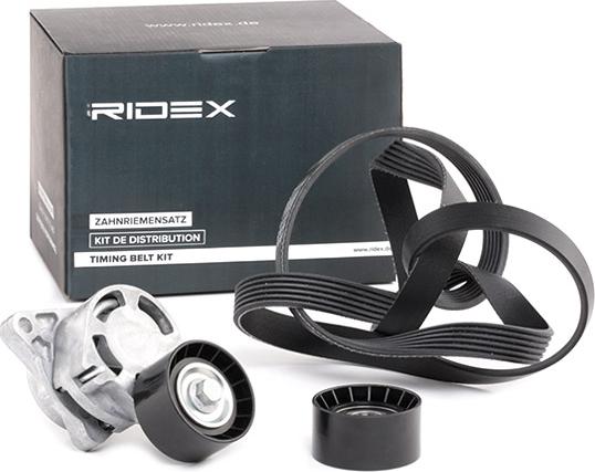 RIDEX 542R0371 - Set curea transmisie cu caneluri aaoparts.ro