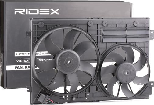 RIDEX 508R0028 - Ventilator, radiator aaoparts.ro