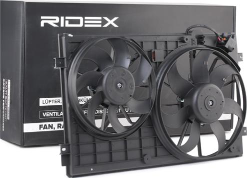 RIDEX 508R0027 - Ventilator, radiator aaoparts.ro