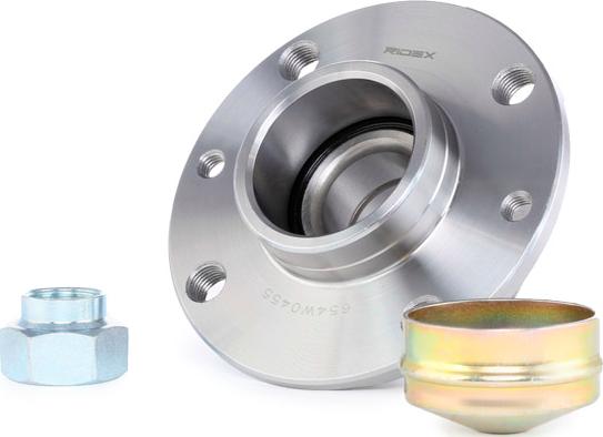 RIDEX 654W0455 - Set rulment roata aaoparts.ro