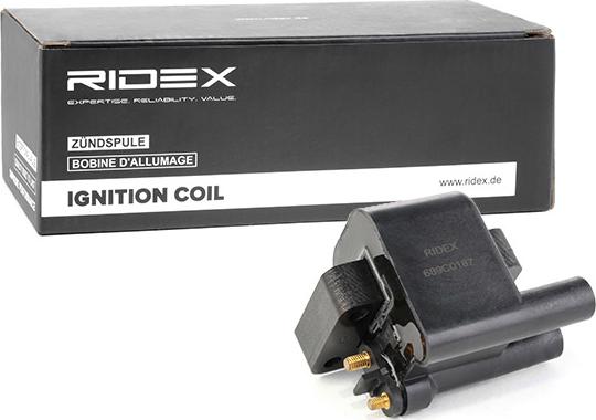 RIDEX 689C0187 - Bobina de inductie aaoparts.ro