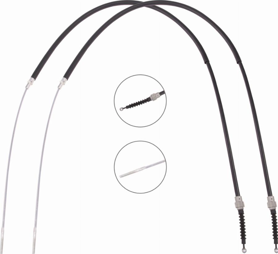 RIDEX 124C1135 - Cablu, frana de parcare aaoparts.ro