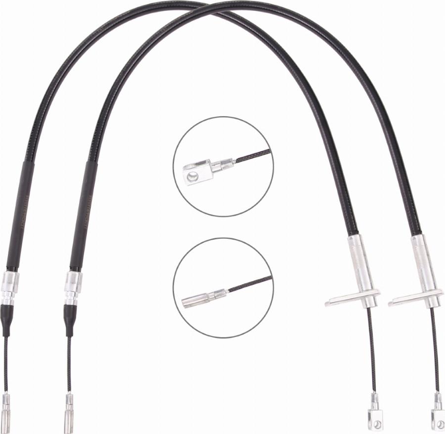 RIDEX 124C1136 - Cablu, frana de parcare aaoparts.ro