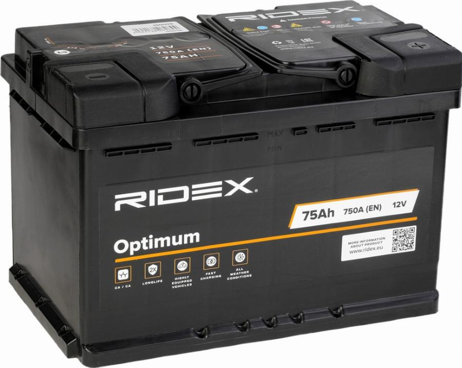 RIDEX 1S0009 - Baterie de pornire aaoparts.ro