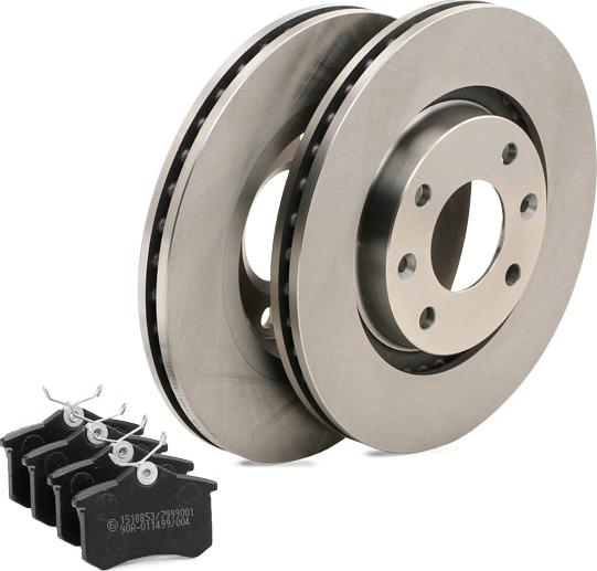 RIDEX 3405B0954 - Set frana, frana disc aaoparts.ro