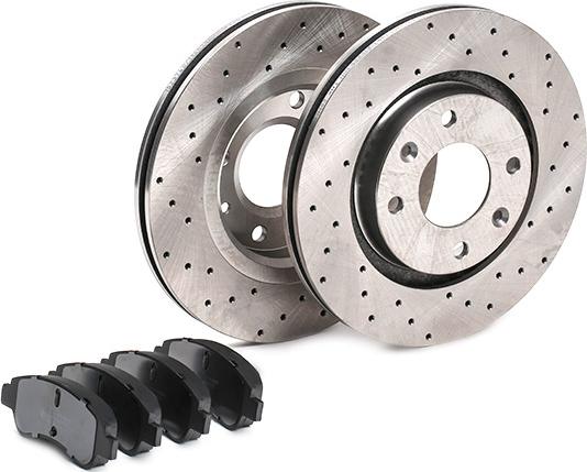 RIDEX 3405B0955 - Set frana, frana disc aaoparts.ro