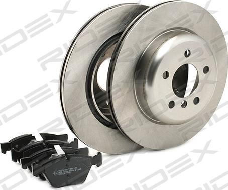 RIDEX 3405B0909 - Set frana, frana disc aaoparts.ro