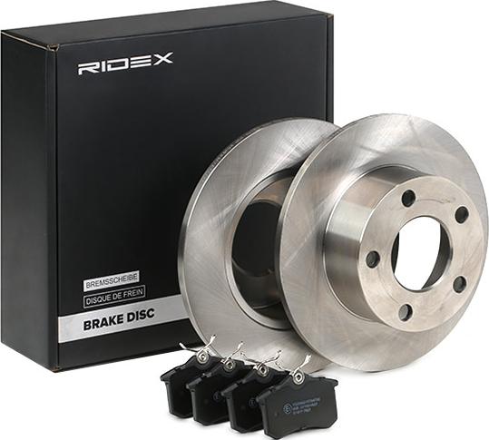 RIDEX 3405B0989 - Set frana, frana disc aaoparts.ro