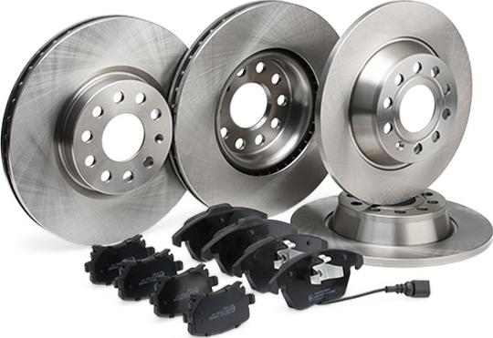 RIDEX 3405B0499 - Set frana, frana disc aaoparts.ro