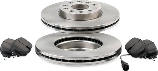 RIDEX 3405B0416 - Set frana, frana disc aaoparts.ro