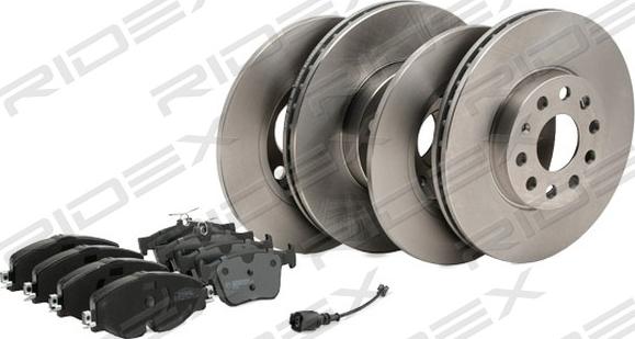 RIDEX 3405B0502 - Set frana, frana disc aaoparts.ro