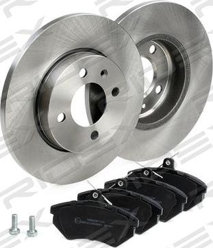 RIDEX 3405B0091 - Set frana, frana disc aaoparts.ro