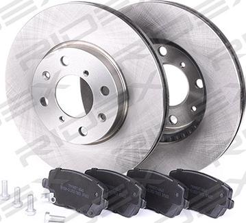 RIDEX 3405B0049 - Set frana, frana disc aaoparts.ro