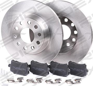 RIDEX 3405B0046 - Set frana, frana disc aaoparts.ro