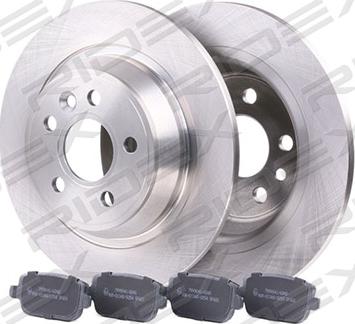 RIDEX 3405B0043 - Set frana, frana disc aaoparts.ro