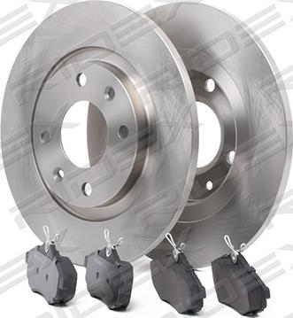 RIDEX 3405B0047 - Set frana, frana disc aaoparts.ro