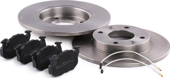 RIDEX 3405B0051 - Set frana, frana disc aaoparts.ro