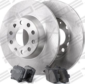 RIDEX 3405B0009 - Set frana, frana disc aaoparts.ro