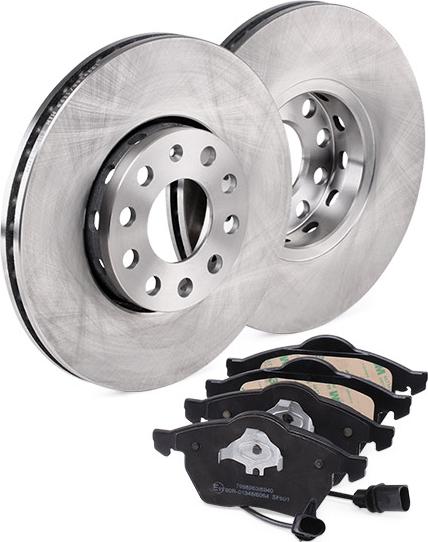RIDEX 3405B0006 - Set frana, frana disc aaoparts.ro