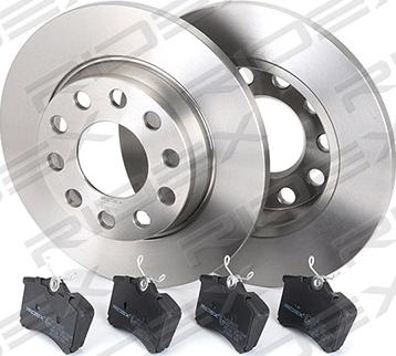 RIDEX 3405B0018 - Set frana, frana disc aaoparts.ro