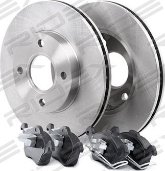 RIDEX 3405B0030 - Set frana, frana disc aaoparts.ro