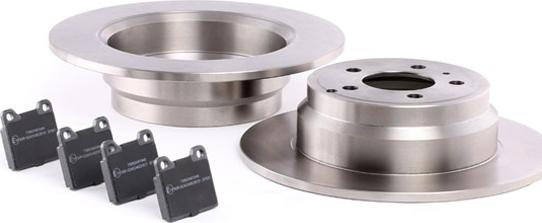 RIDEX 3405B0071 - Set frana, frana disc aaoparts.ro