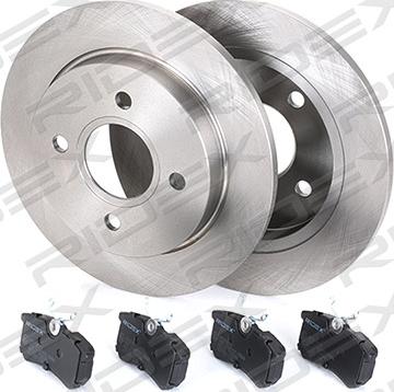 RIDEX 3405B0078 - Set frana, frana disc aaoparts.ro