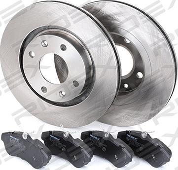RIDEX 3405B0191 - Set frana, frana disc aaoparts.ro