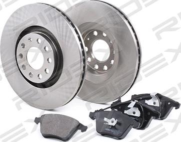 RIDEX 3405B0193 - Set frana, frana disc aaoparts.ro