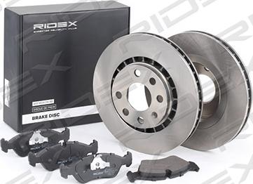 RIDEX 3405B0154 - Set frana, frana disc aaoparts.ro