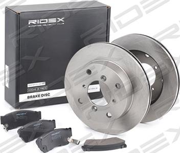 RIDEX 3405B0169 - Set frana, frana disc aaoparts.ro