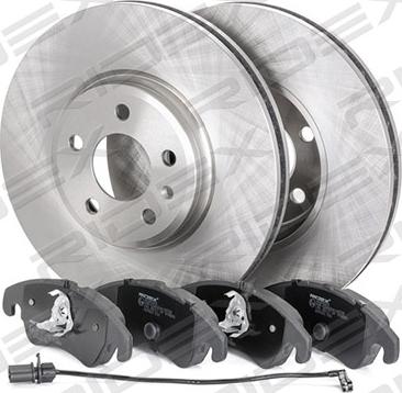 RIDEX 3405B0103 - Set frana, frana disc aaoparts.ro