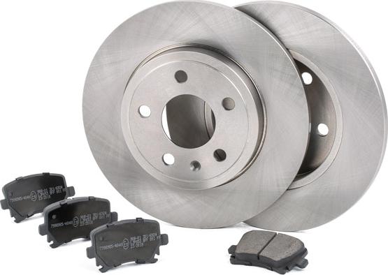 RIDEX 3405B0186 - Set frana, frana disc aaoparts.ro