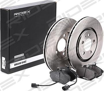 RIDEX 3405B0180 - Set frana, frana disc aaoparts.ro