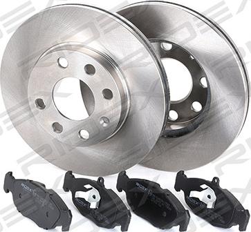 RIDEX 3405B0172 - Set frana, frana disc aaoparts.ro