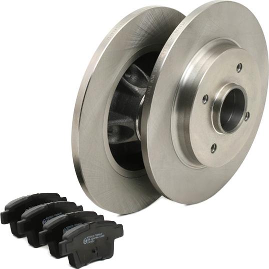 RIDEX 3405B0874 - Set frana, frana disc aaoparts.ro