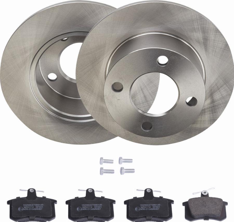 RIDEX 3405B0338 - Set frana, frana disc aaoparts.ro