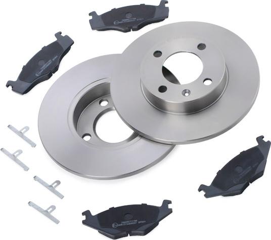 RIDEX 3405B0325 - Set frana, frana disc aaoparts.ro