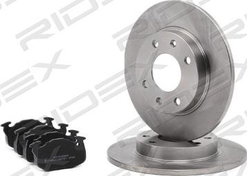 RIDEX 3405B0327 - Set frana, frana disc aaoparts.ro
