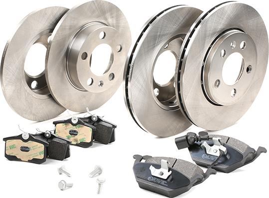 RIDEX 3405B0252 - Set frana, frana disc aaoparts.ro